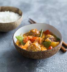 Sweet and sour tempeh