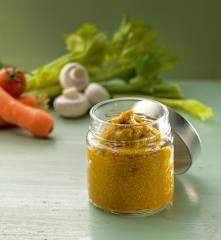 Pâte de bouillon de légumes végane