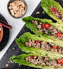 Pork and Mushroom Wraps