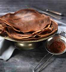 Crêpes al cacao