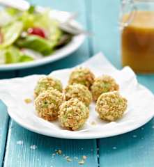 Erdnuss-Frischkäse-Kugeln