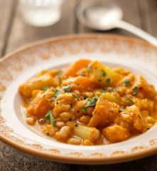 Root Vegetable Hotpot with Harissa