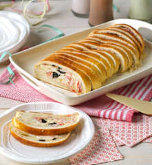 Tronco de pan relleno