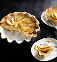Country Peach and Custard Pie