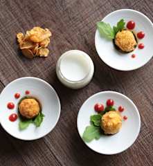 Baccalà fritto con salsa BBQ (di Sebastiano Rovida)