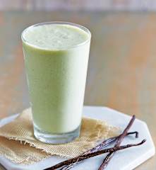 Licuado de aguacate y vainilla