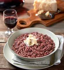 Risotto al vino tinto