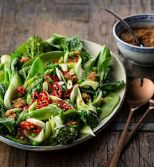Chinese greens with XO sauce