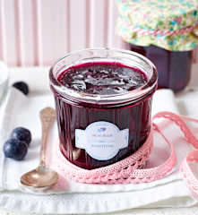 Blåbärssylt - schwedische Blaubeerkonfitüre