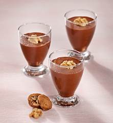 Crema de chocolate con nueces