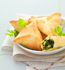 Spinach turnovers (fatayer)