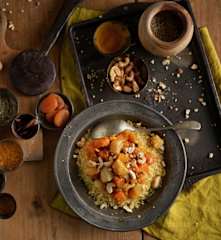 Tagine de legumes com ras el hanout