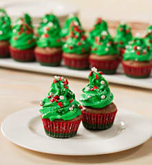 Minicupcakes de Navidad
