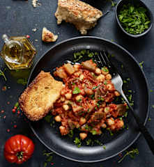 Lilkové ragú s cizrnou