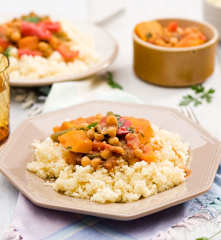 Tadżin - marokański gulasz wegetariański z dyni