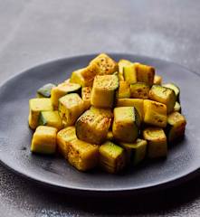 sous-vide慢煮西葫芦