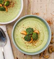 Crema crudívora de brócoli