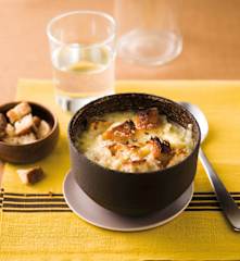 Gratinée aux oignons