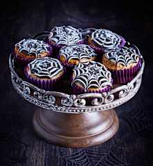 Spider Web Cupcakes