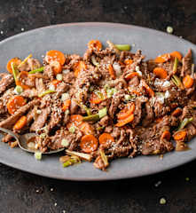 Bulgogi (Pan-fried Marinated Beef)