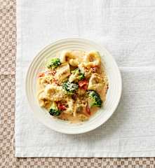 Tortellini in Brokkoli-Sahne-Sauce