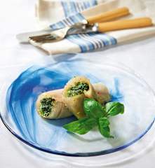 Involtini di spada al basilico