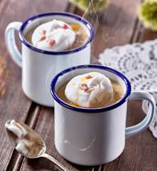 Velouté de châtaigne en cappuccino