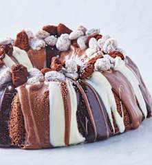 Corona de chocolates