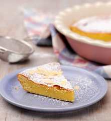 Ciasto serowo-migdałowe w stylu retro