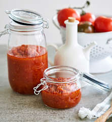 Molho de tomate e vodka