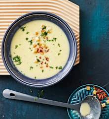 Kartoffelsuppe mit Croûtons