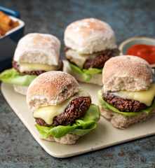 Barbecue Beanburger Sliders
