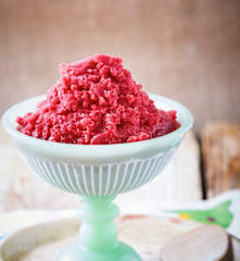 Nieve de sandía y jamaica