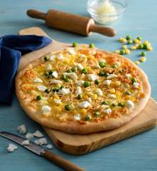 薑絲鹹蛋披薩