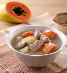 木瓜蘋果排骨湯