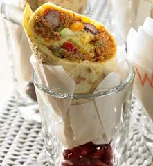 Wraps mit Chilifüllung
