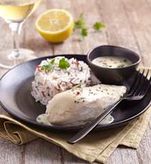 Filet de poulet sauce poulette