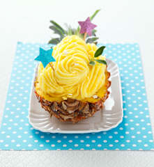 Ananas givré à la sauge