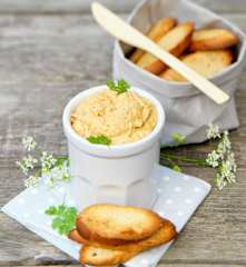 Rillettes allégées de poulet au curry
