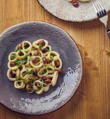 Calamari e olive taggiasche a Cottura Lenta