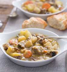 Guiso de ternera y verduras con miso