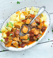 Sauté de veau au chorizo