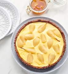 Tarte de pera bêbeda