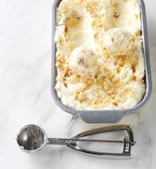 Gelado de cheesecake de limão