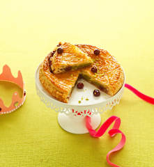 Galette des rois pistacchi e ciliegie