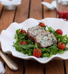 Torta de presunto e requeijão