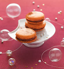 Le macaron caramel