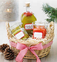 Azeite de manjericão e laranja