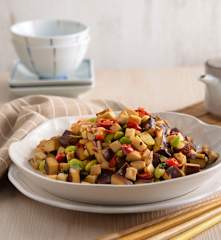 塔香豆干杏鮑菇