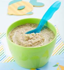 Papilla de res y calabacita